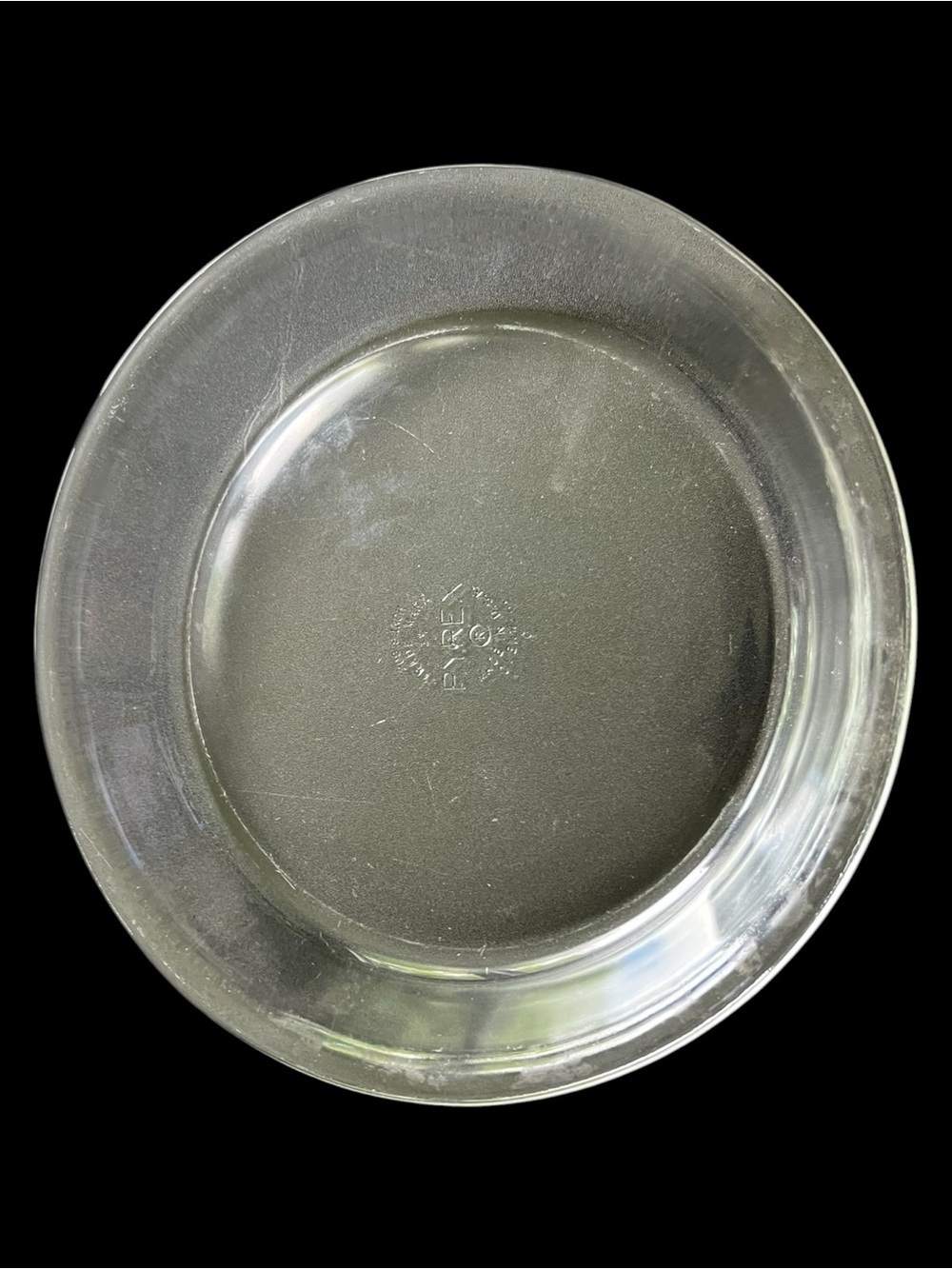 Vintage Pyrex 209 Borosilicate Glass Pie Plate Ovenware 9 Inch Clear Size 9